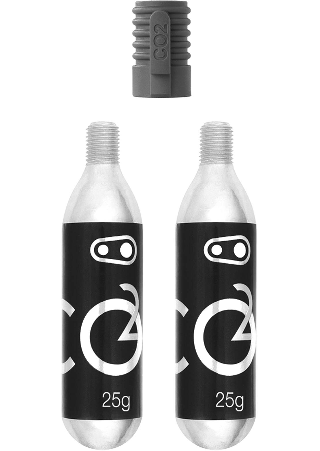 Crank Brothers CO2 25g Cartridges (2 Units) with Inflator