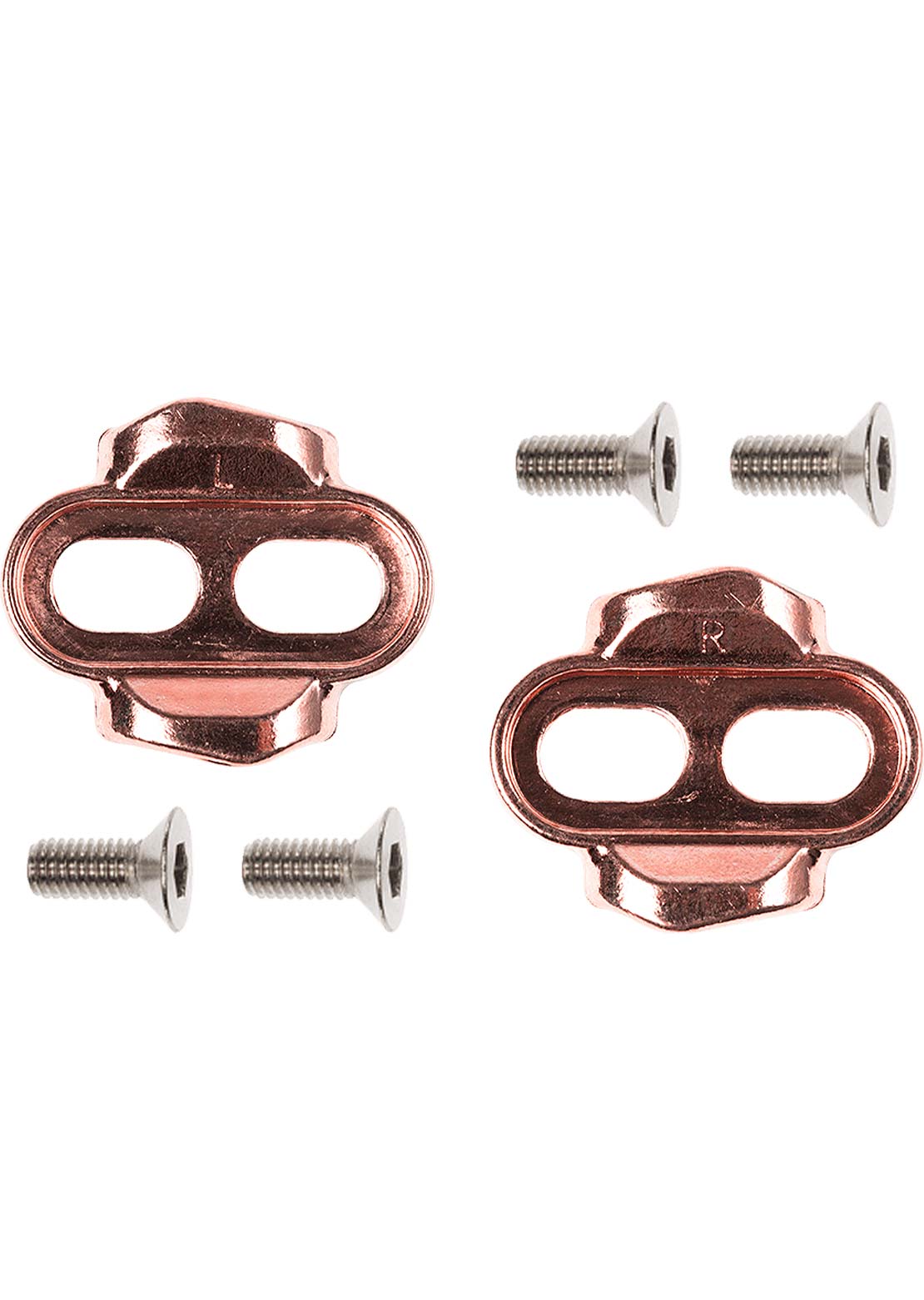 Crank Brothers Easy Release Cleat Kit - 0 Degree Float Bronze