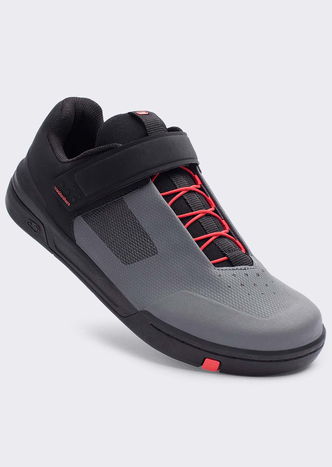 Crank Brothers Men's Stamp Speed Lace Flat Shoe Grey/Red/Black