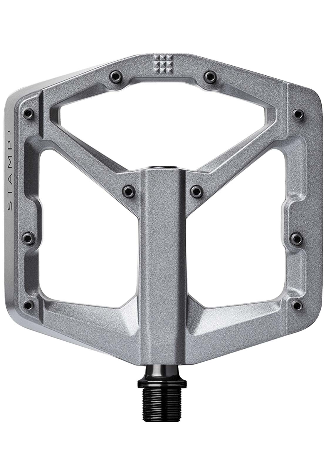 Crank Brothers Stamp 3 Large Flat Mountain Bike Pedals Charcoal