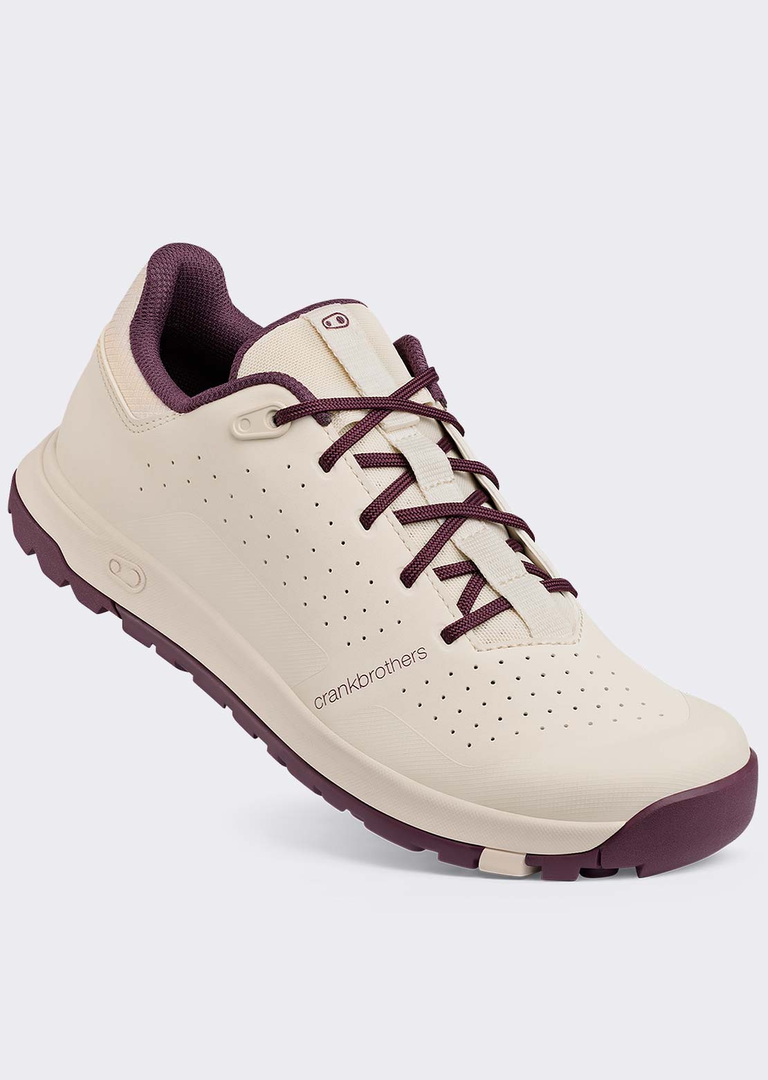 Crank Brothers Stamp Trail Lace Purple Outsole Mountain Bike Shoes