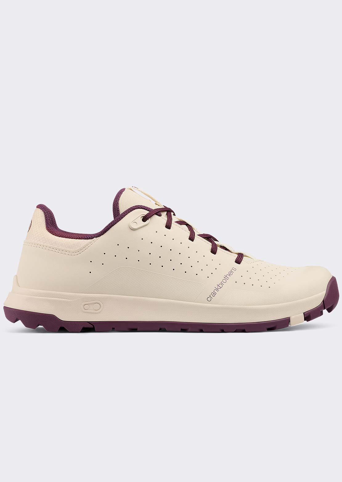 Crank Brothers Stamp Trail Lace Purple Outsole Mountain Bike Shoes