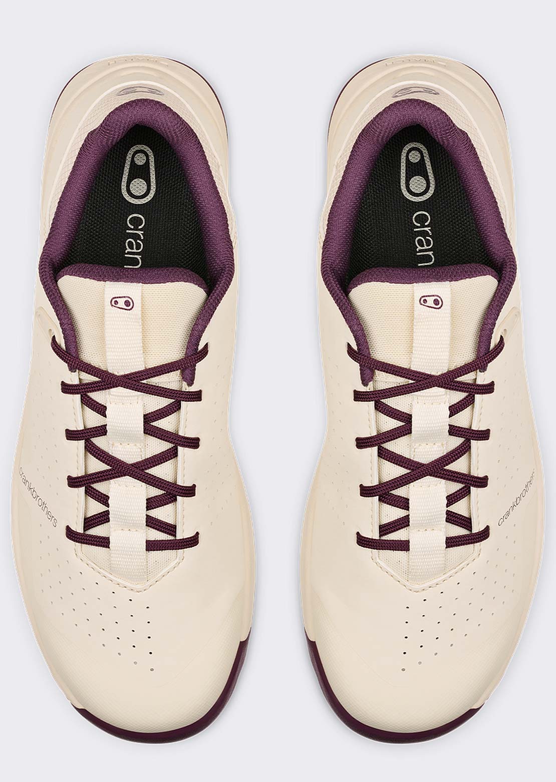 Crank Brothers Stamp Trail Lace Purple Outsole Mountain Bike Shoes