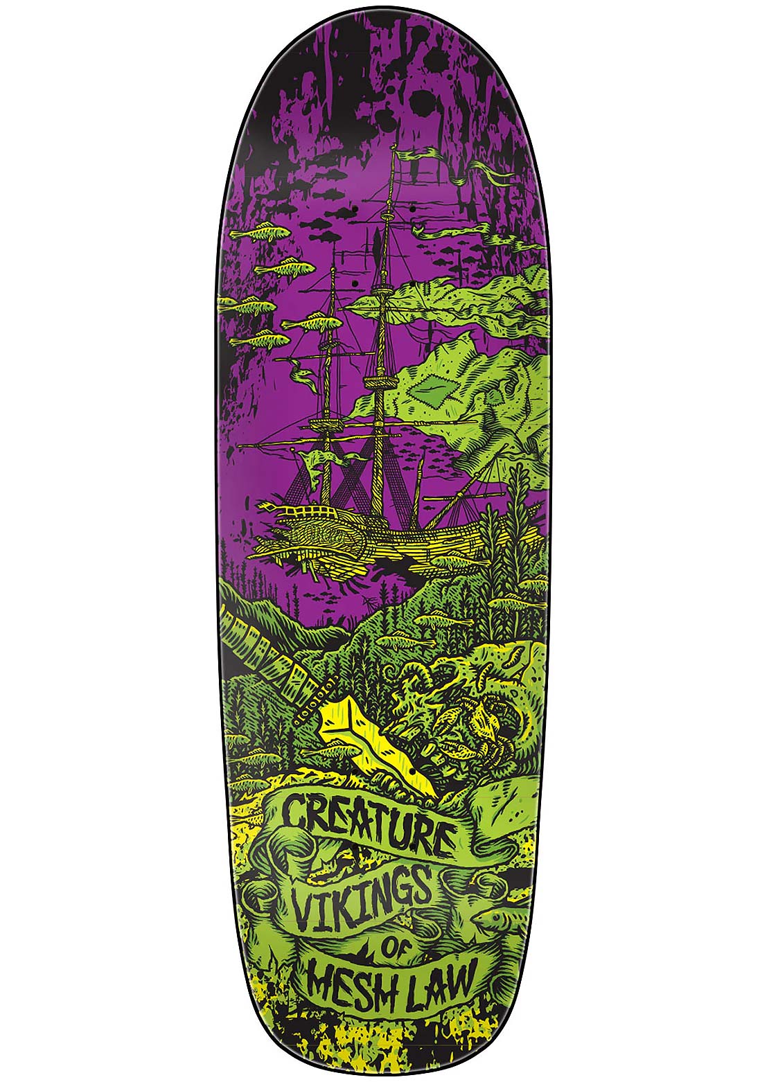 Creature Team Viking Of The Hesh Law XX Skateboard Deck