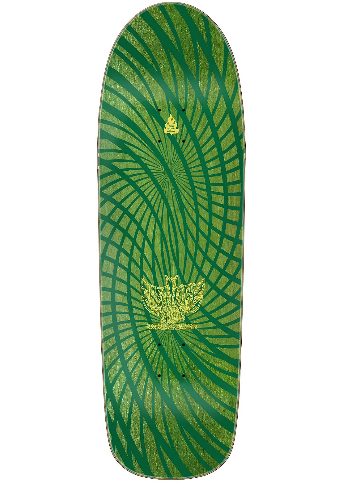 Creature Unisex Gravette Hippie Falls Skateboard Deck