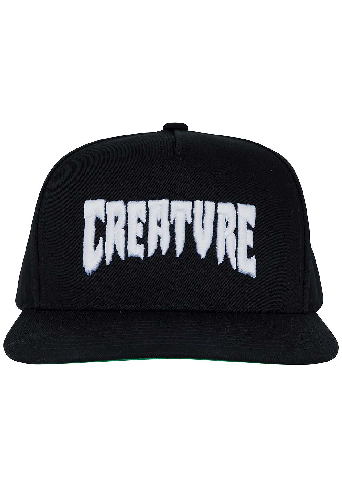 Creature Unisex Mono Logo Snapback Cap Black