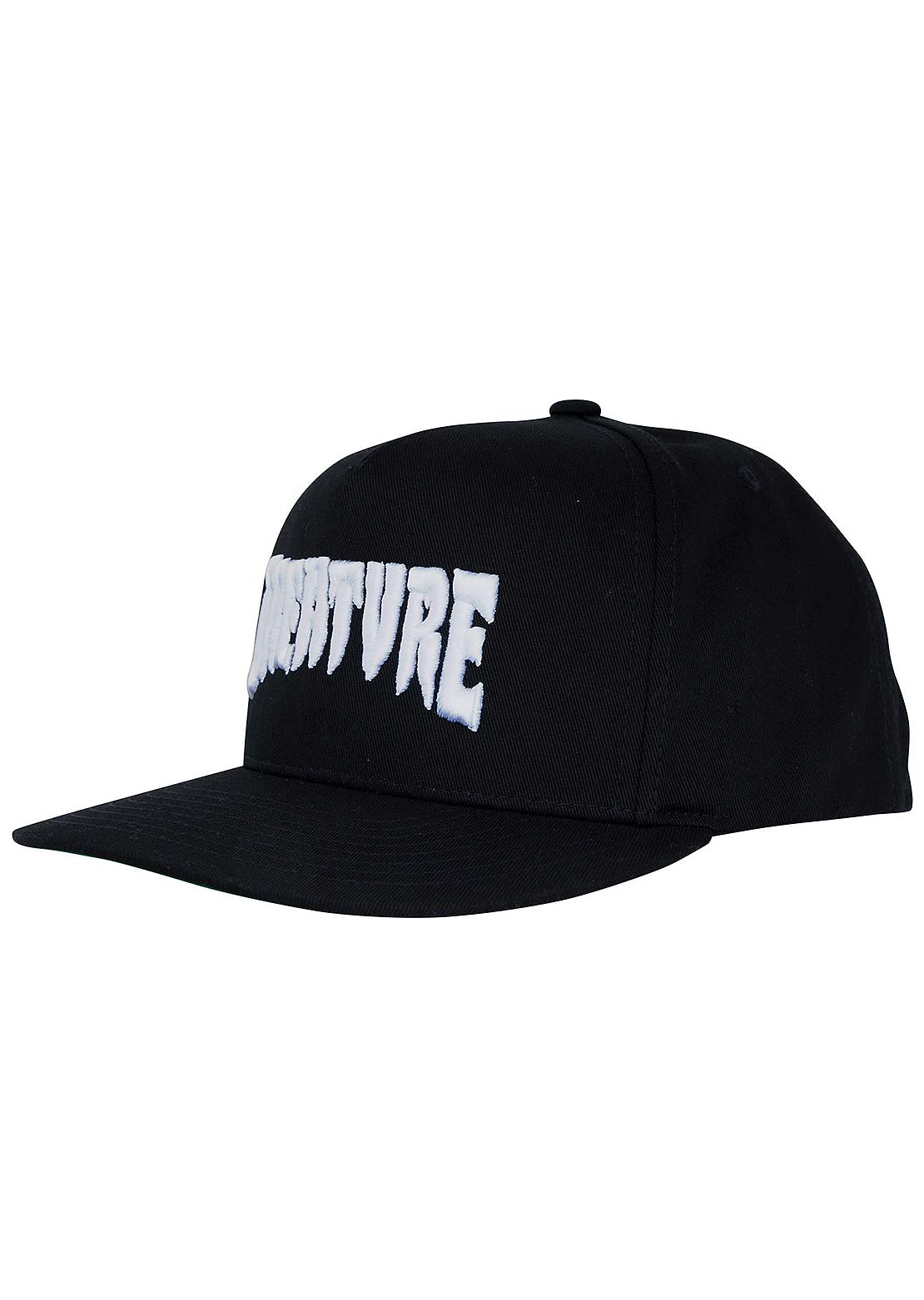 Creature Unisex Mono Logo Snapback Cap Black