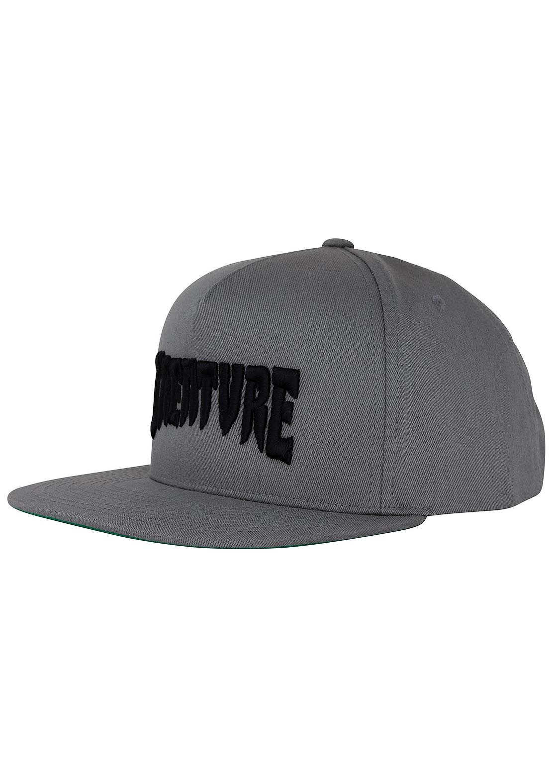 Creature Unisex Mono Logo Snapback Cap Dark Grey