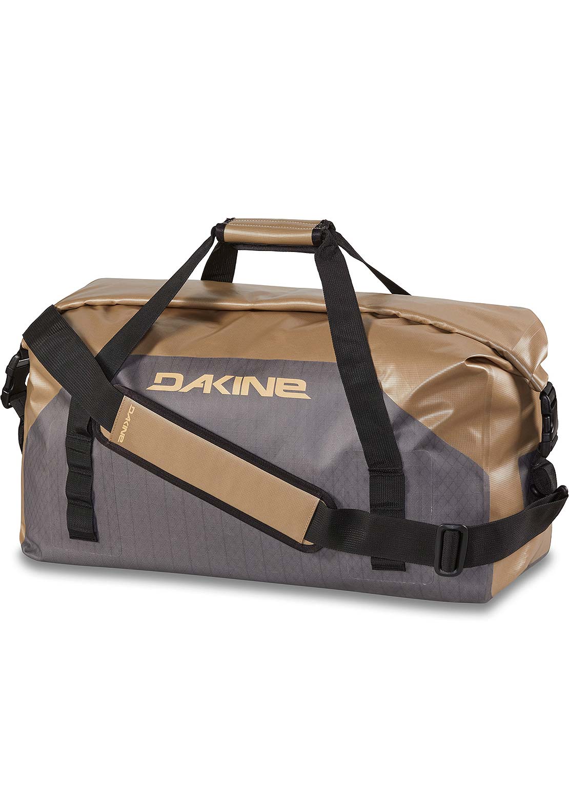 Dakine Cyclone Wet/Dry Rolltop 60L Duffle Backpack Castlerock/Stone