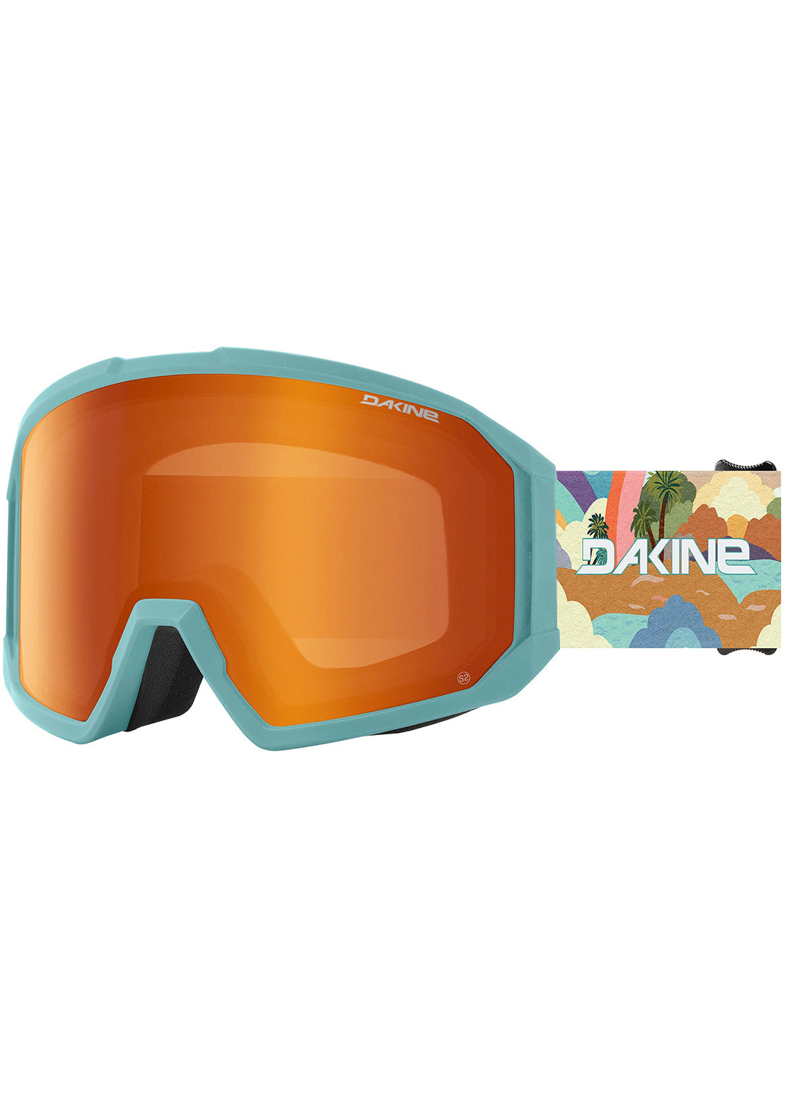 Dakine Junior Playground Snow Goggles Palm Beach/Amber