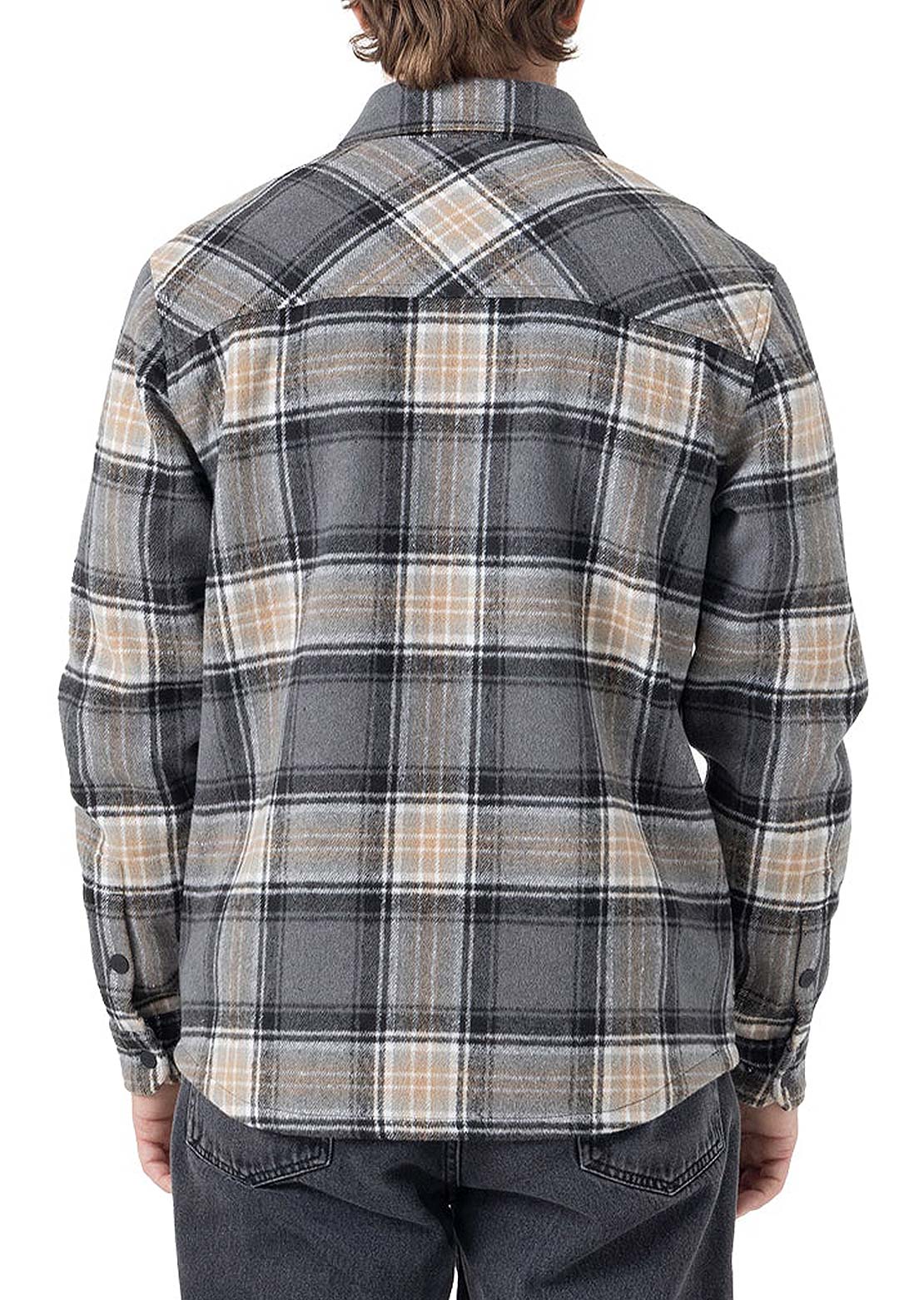 Dakine Men's Brusven Button Up Shirt Greypld
