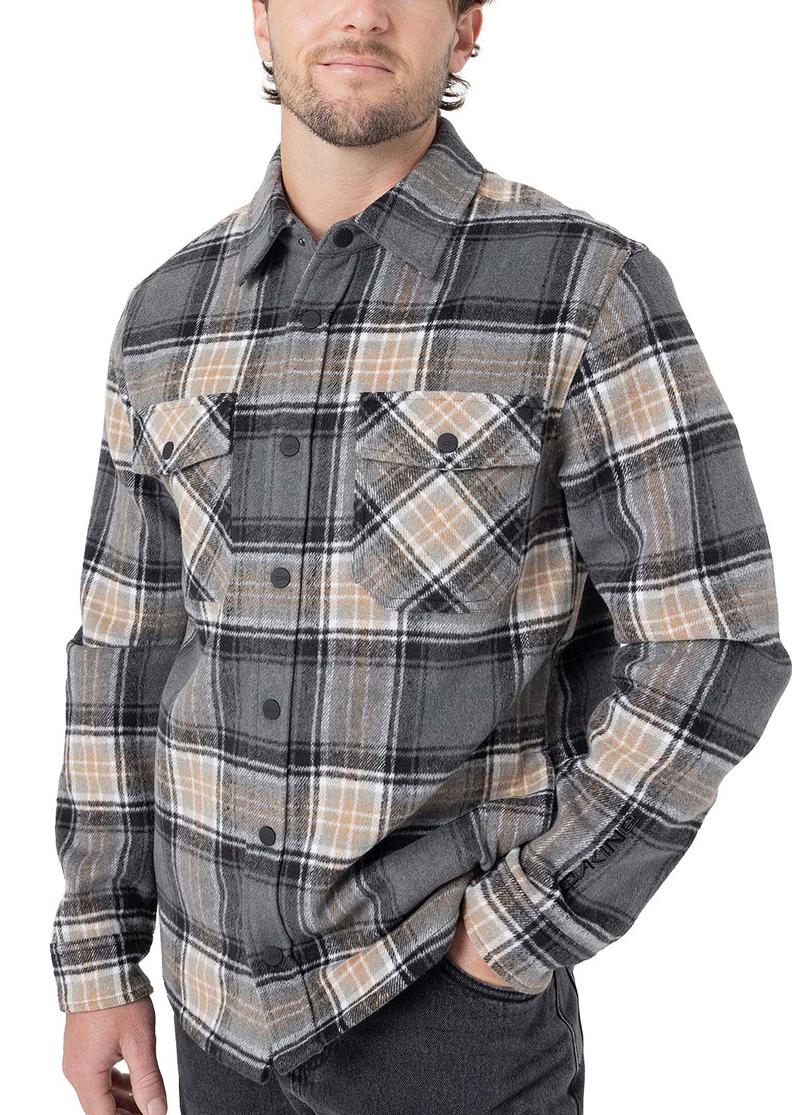 Dakine Men's Brusven Button Up Shirt Greypld