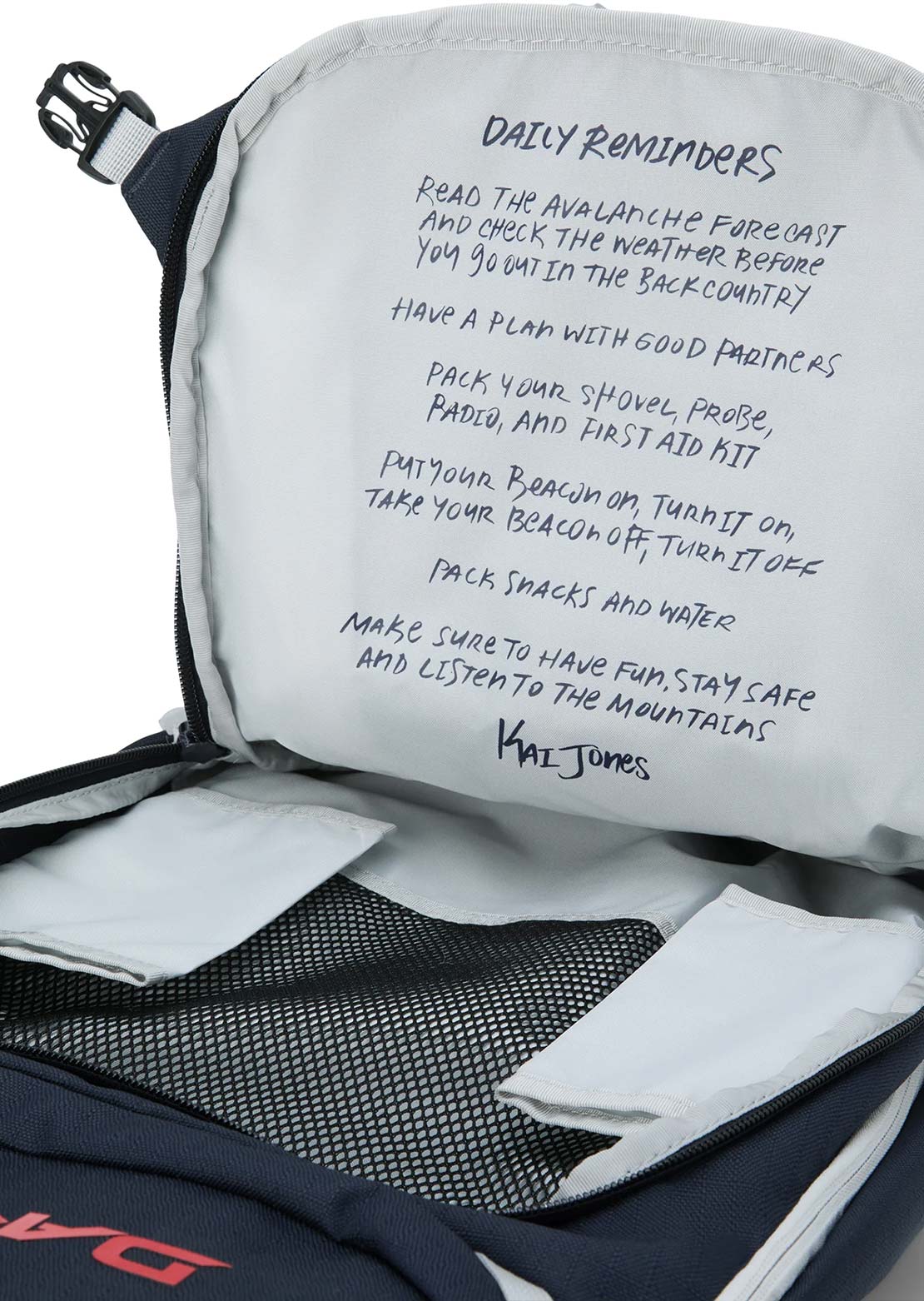 Dakine Unisex Team Heli Pro Kai Jones 20L Backpack Jones Night Sky