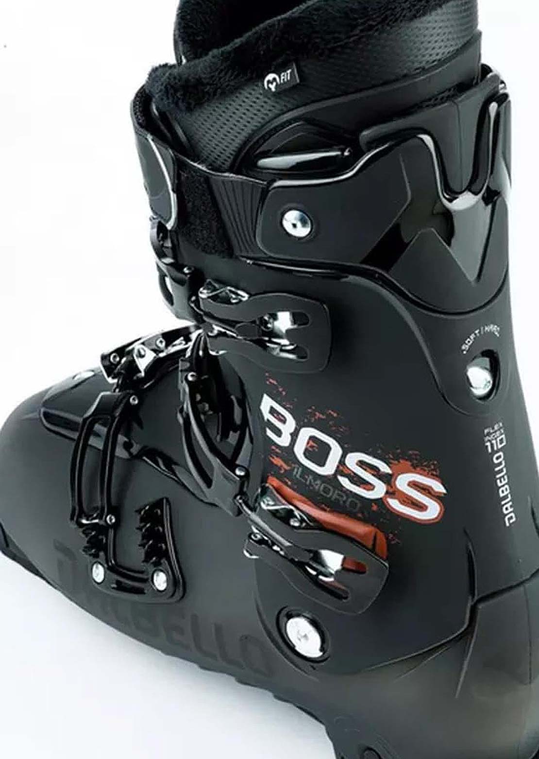Dalbello Men's IL Moro Boss Ski Boots Black Transparent/Black
