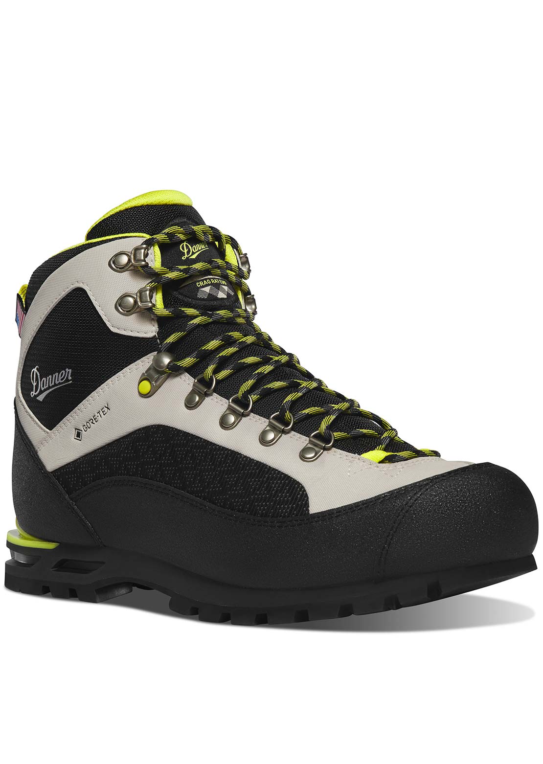 Danner Men's Crag Rat EVO 5.5" Boots Ice/Yellow