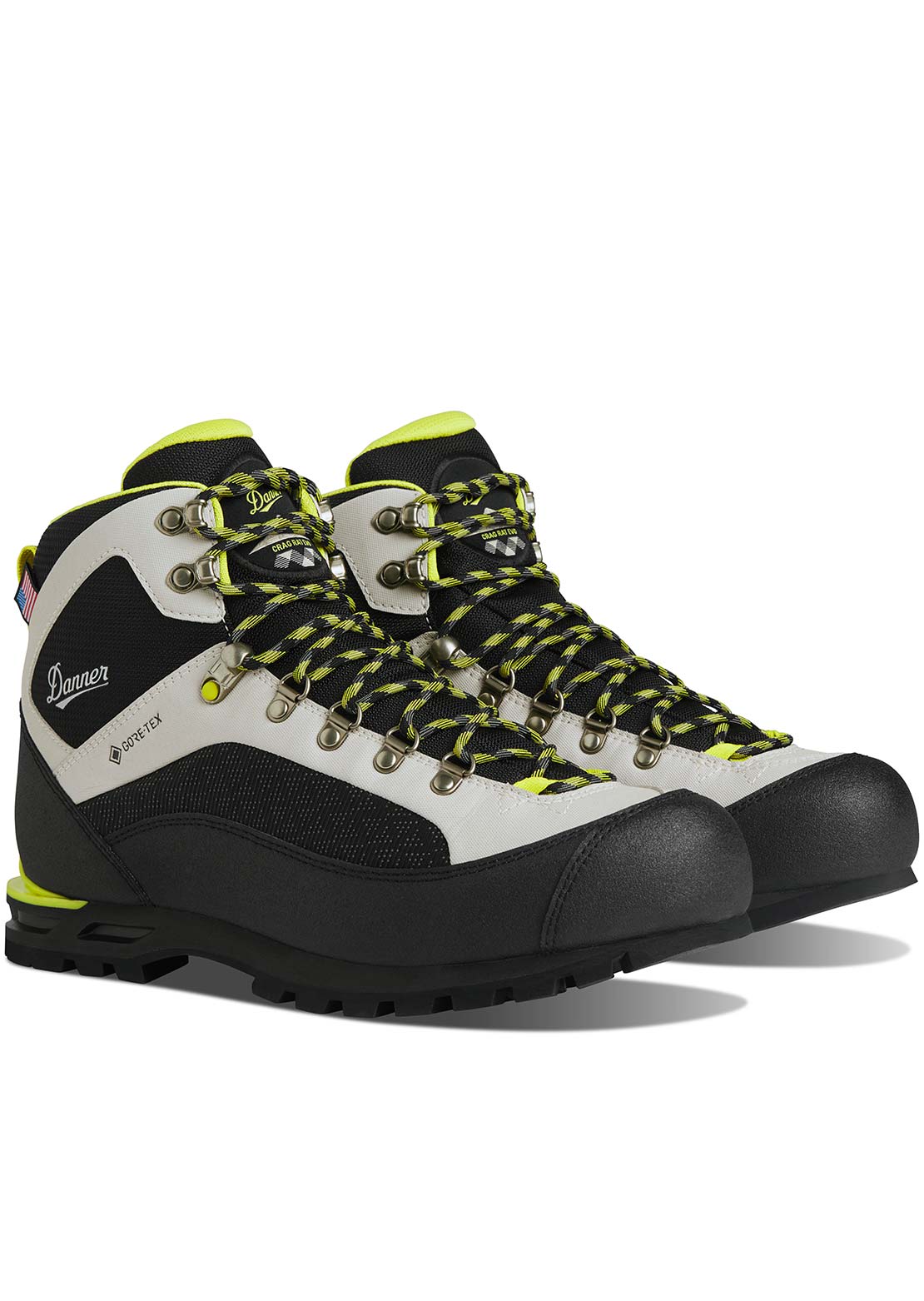 Danner Men's Crag Rat EVO 5.5" Boots Ice/Yellow