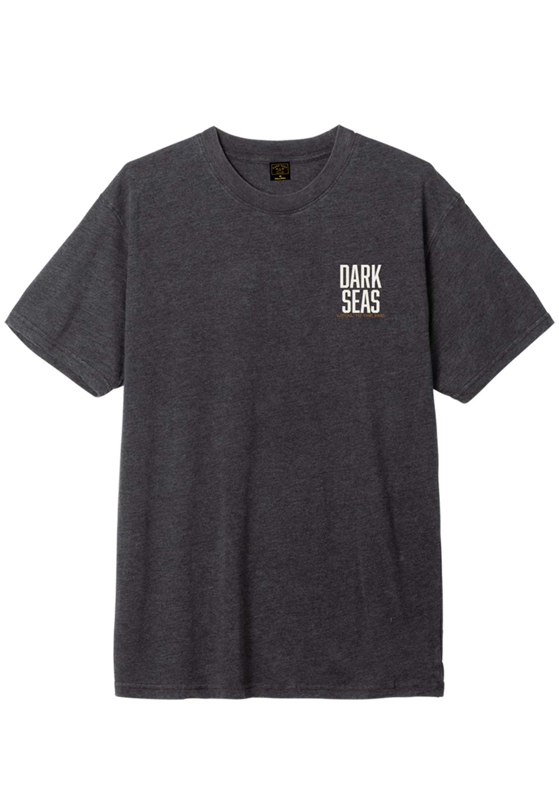 Dark Seas Men's Boykin Mineral Wash T-Shirt Heather Charcoal