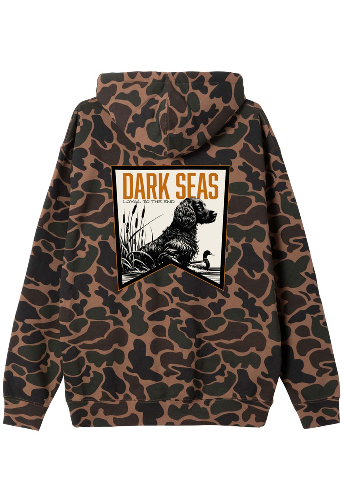 Dark Seas Men's Boykin Pullover Hood Duck Camo