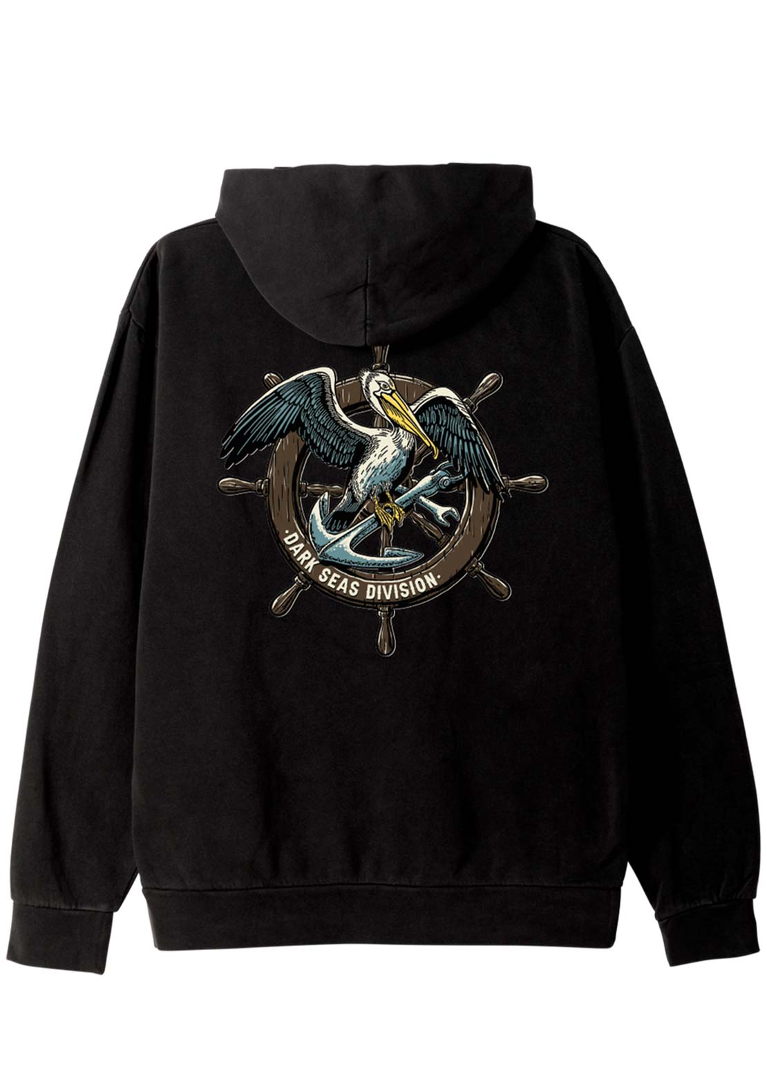 Dark Seas Men's Cutwater MW Pullover Hood Black
