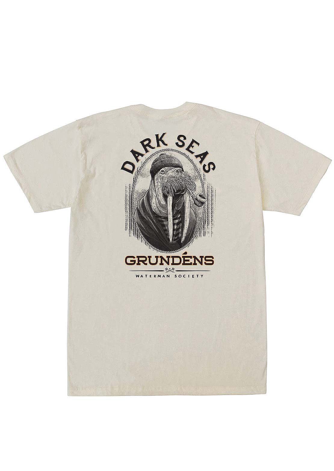 Dark Seas Men&#39;s Dsxgrundens Seaworthy T-Shirt White