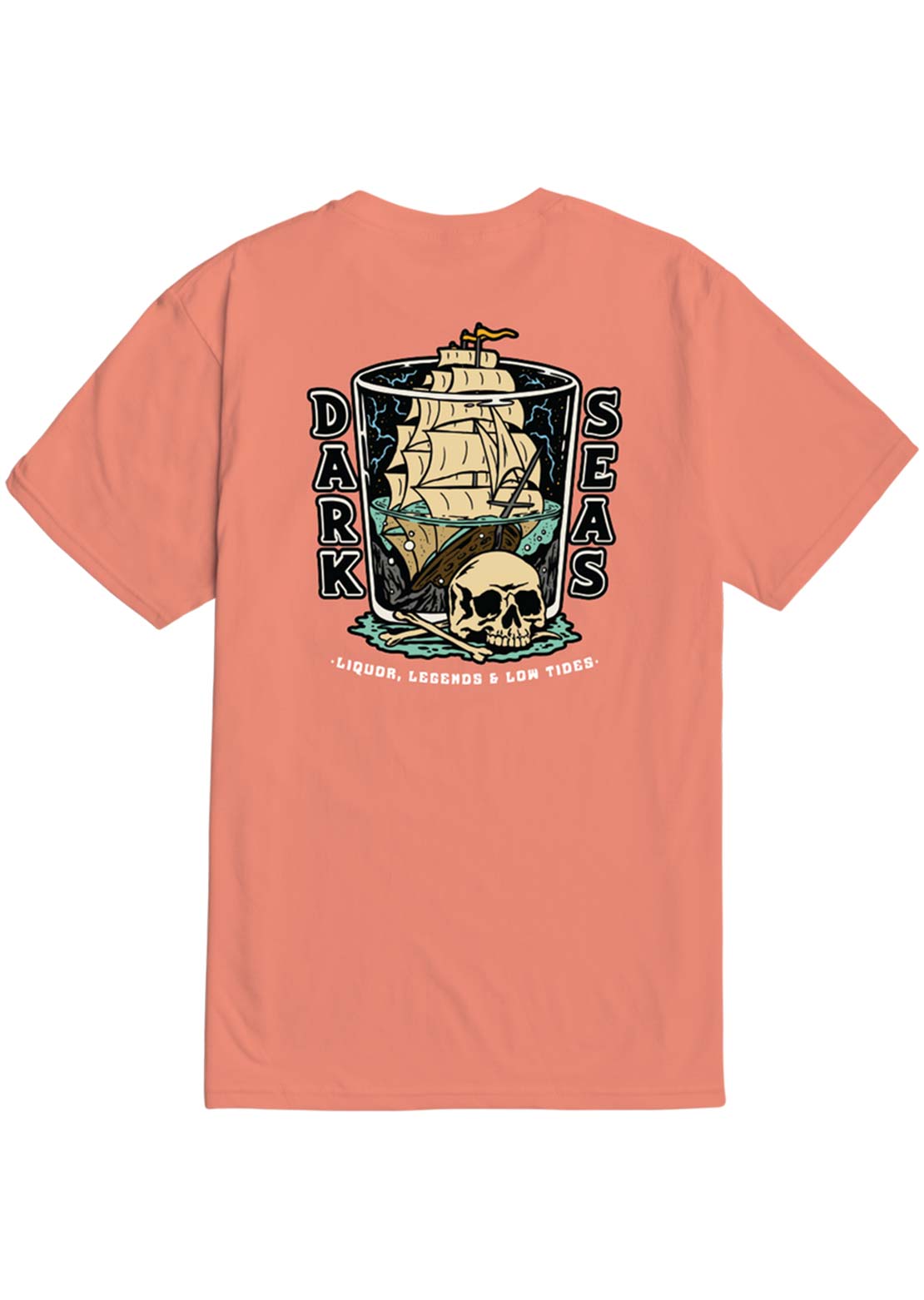 Dark Seas Men's Liquor & Legends T-Shirt