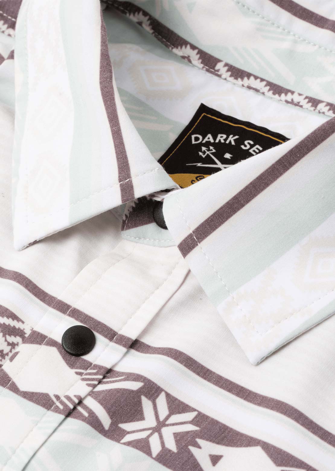 Dark Seas Men's Roadrunner Button Up Shirt Off White