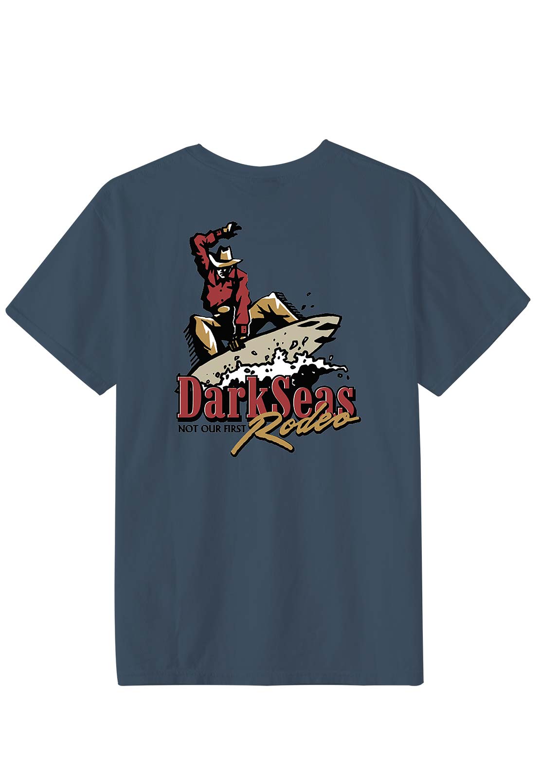 Dark Seas Men's Rodeo Pigment T-Shirt