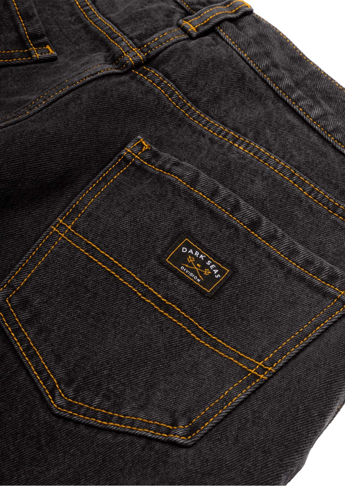 Dark Seas Men's Silverado Denim Shorts Faded Black