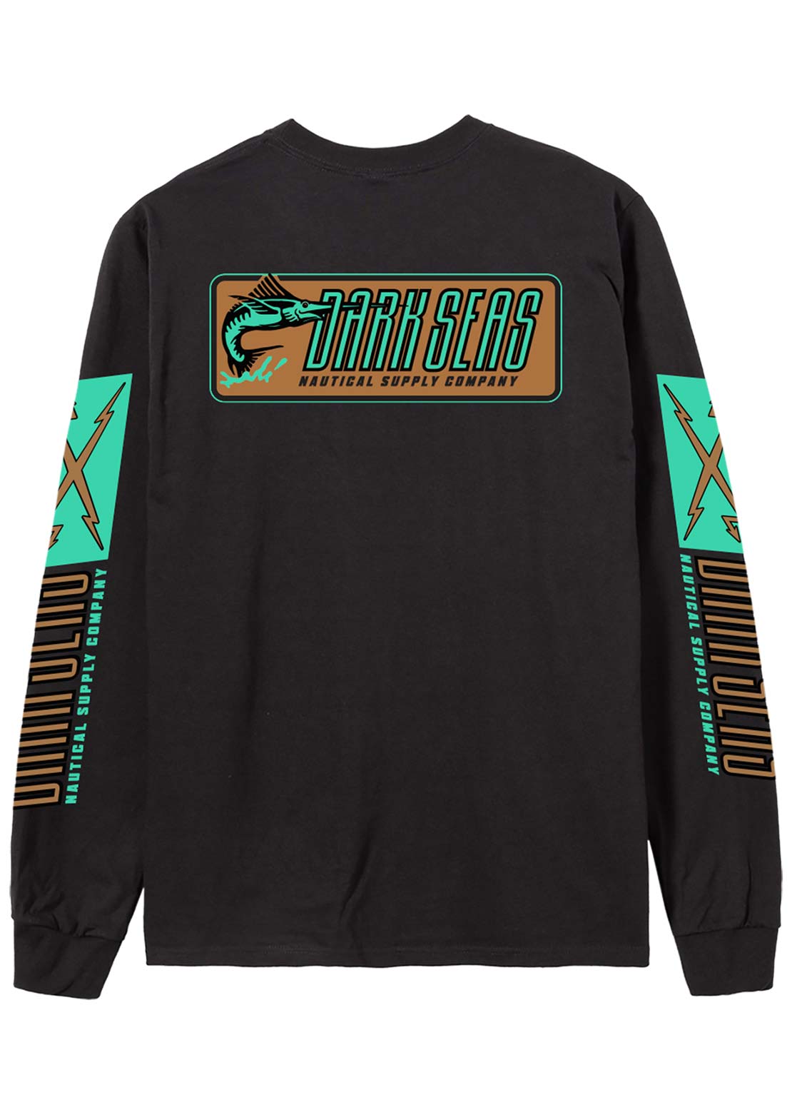 Dark Seas Men's Straight Line Long Sleeve