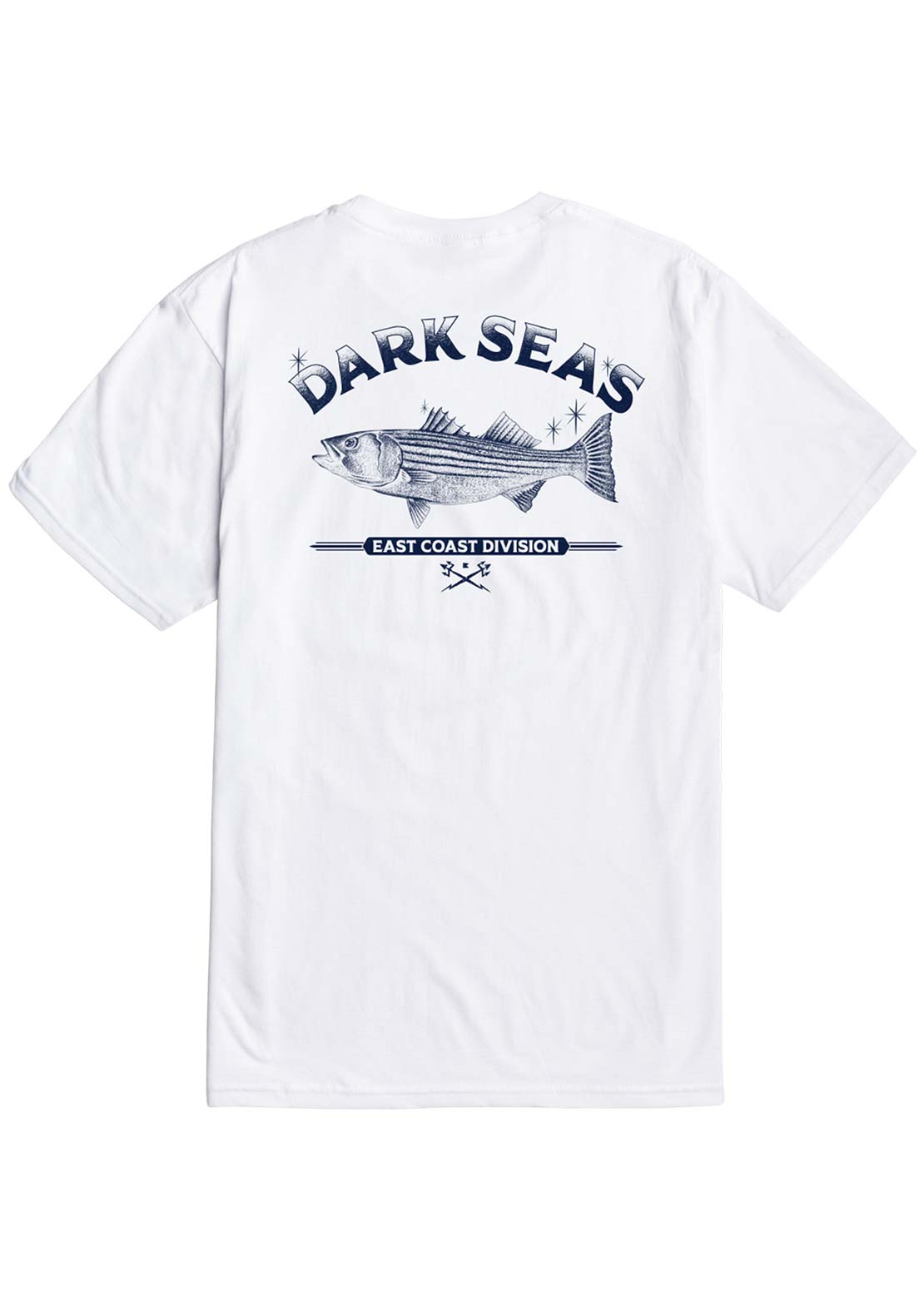 Dark Seas Men's Striped Bass T-Shirt
