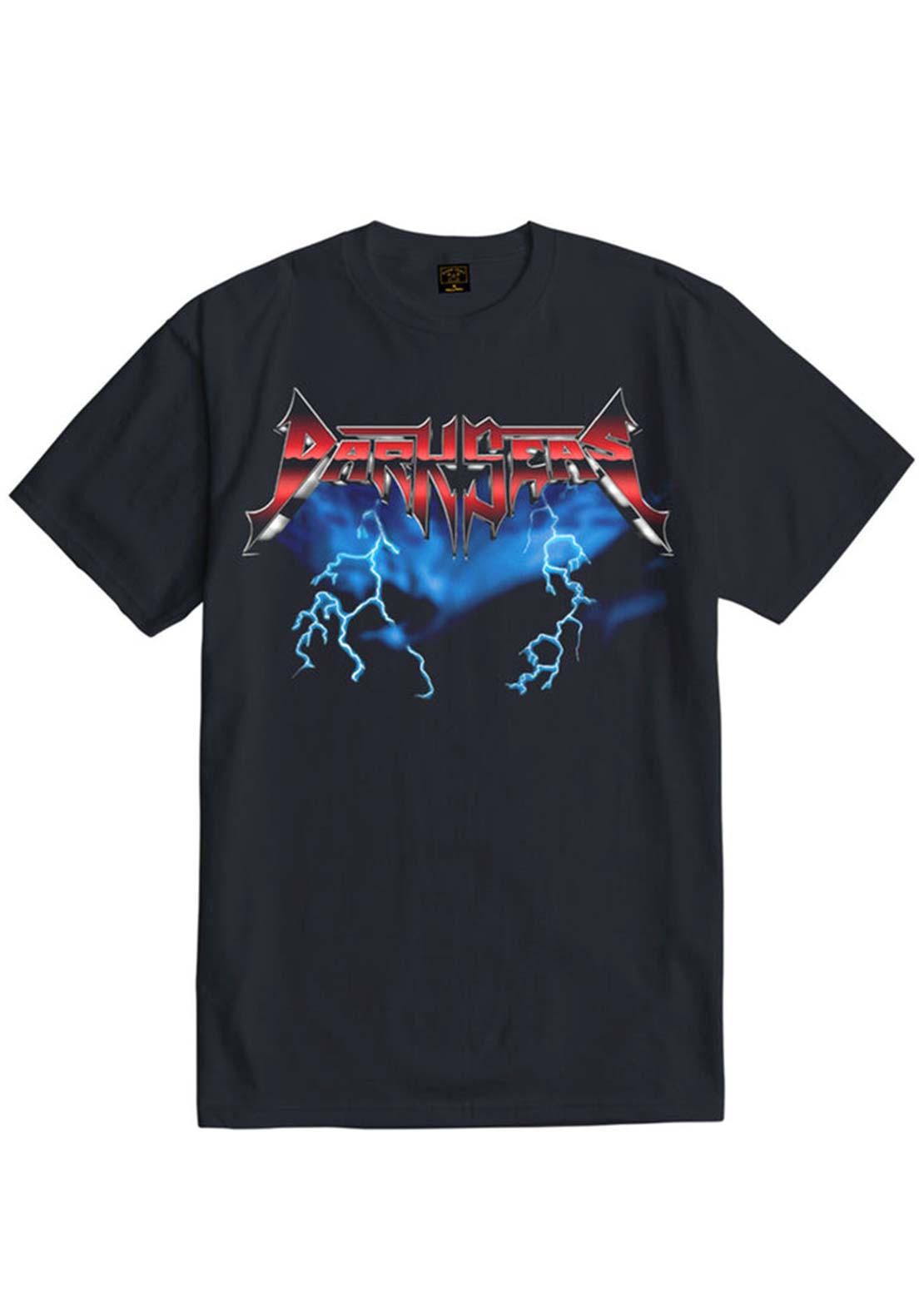 Dark Seas Men's Thunder Storm T-Shirt Vintage Black