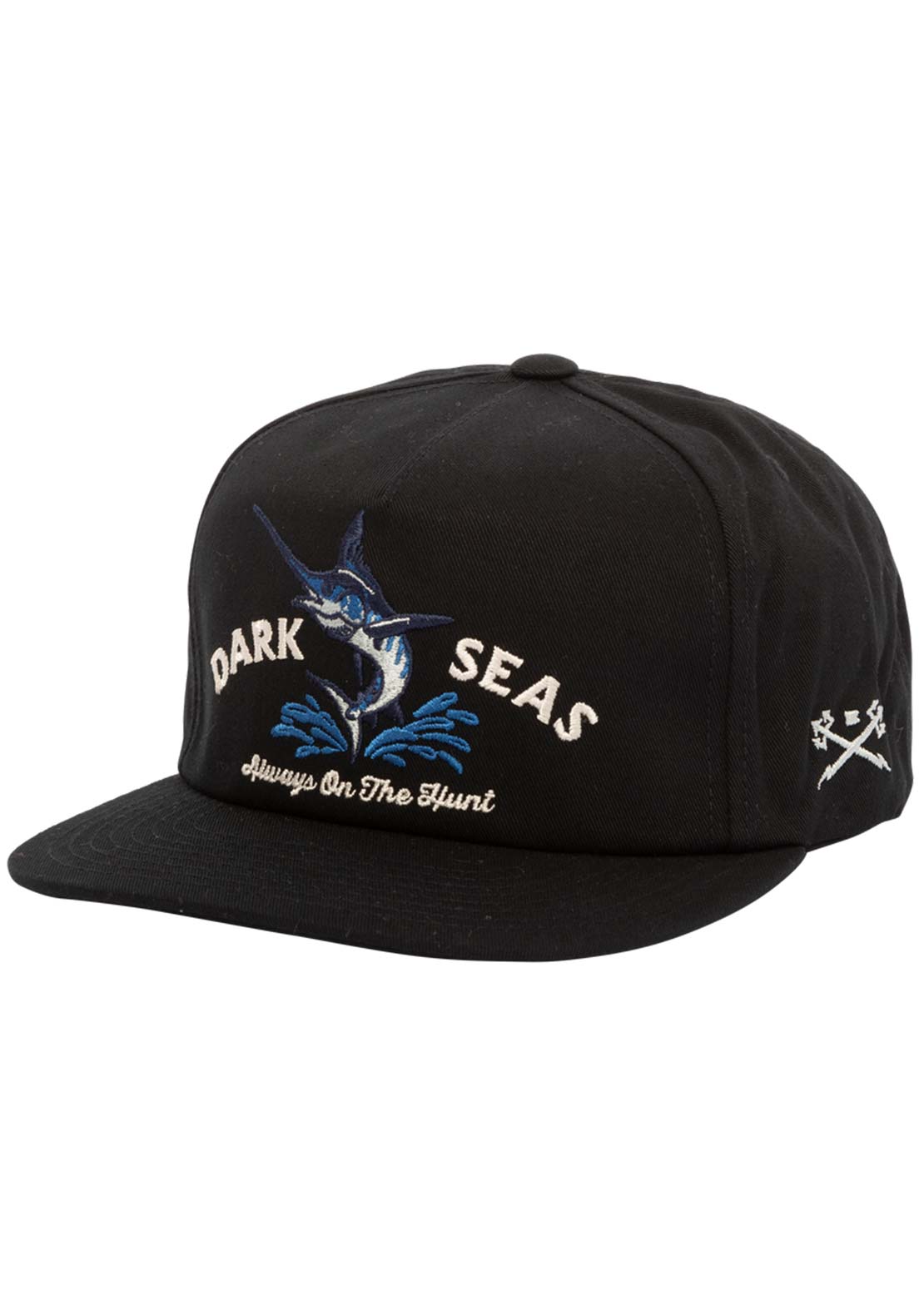 Dark Seas Men's Vapor Snapback Cap Black