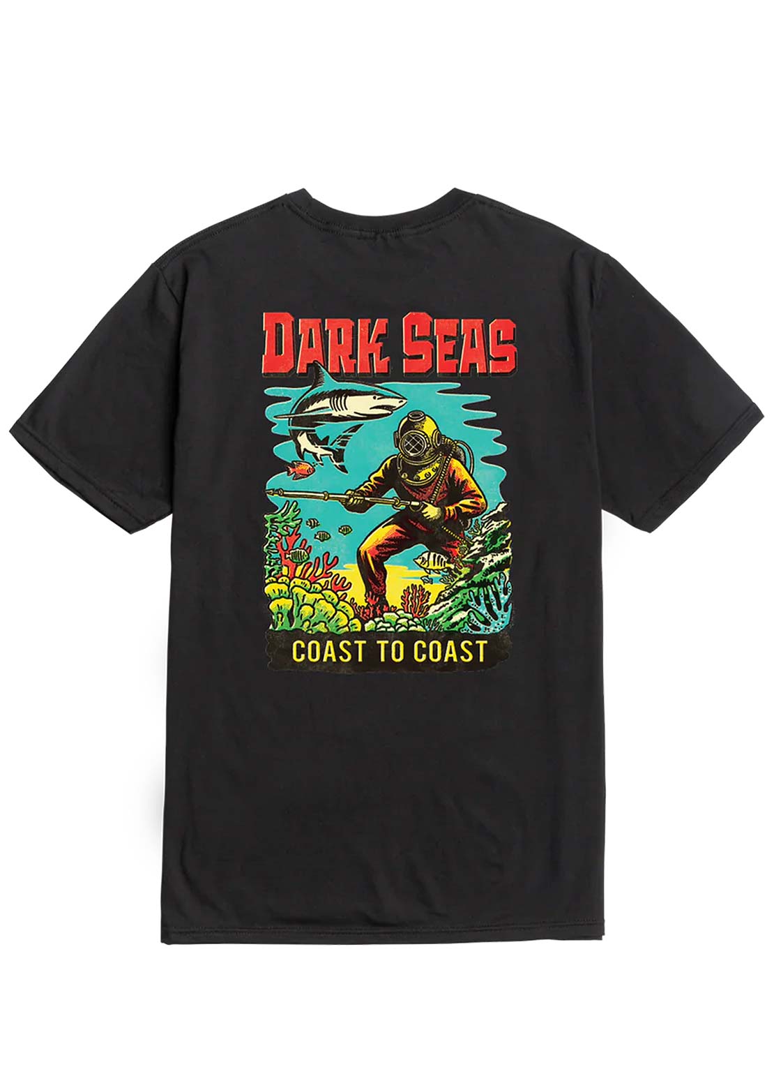 Dark Seas Men's Water Decal T-Shirt