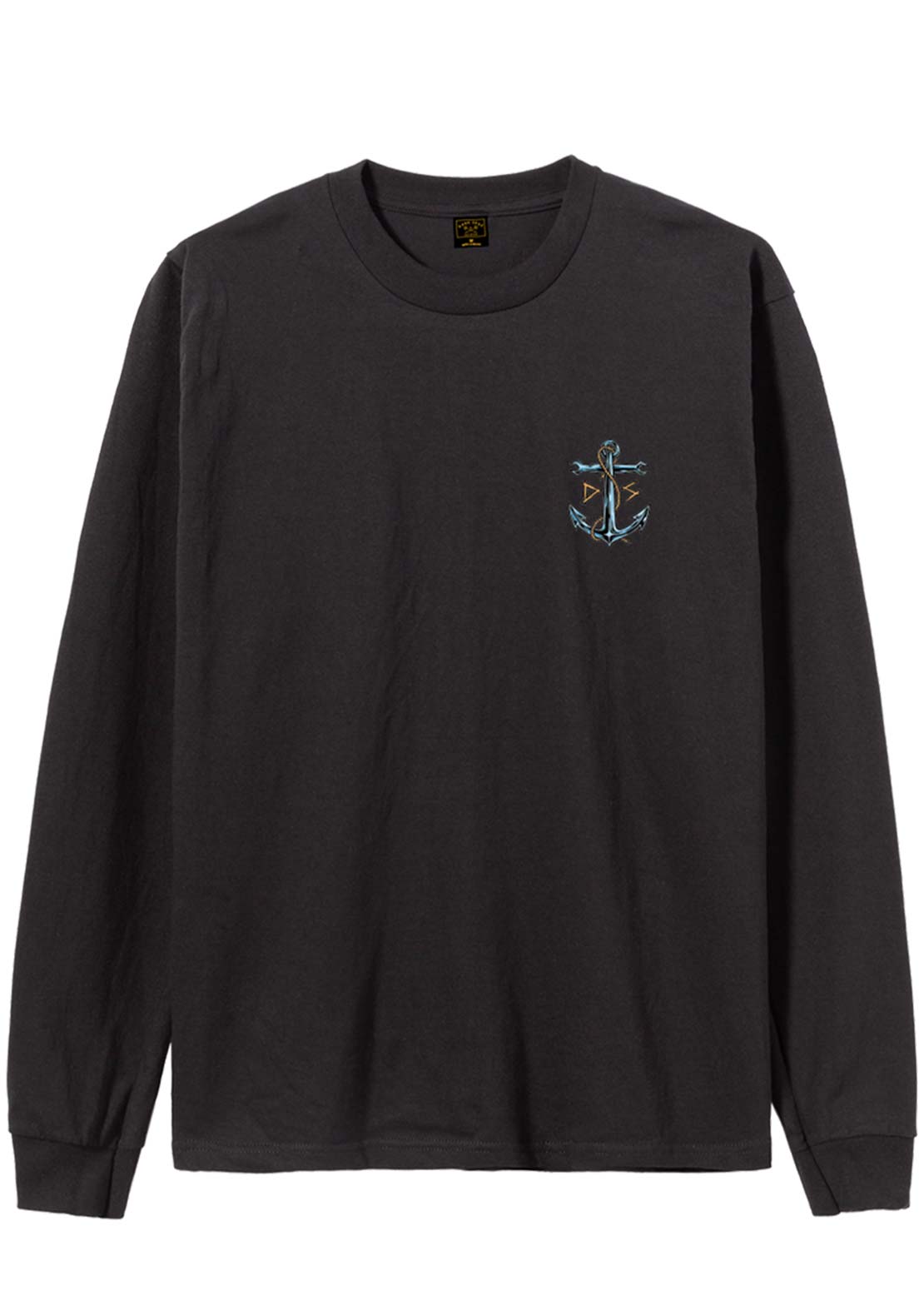 Dark Seas Men's Waterlogged Long Sleeve Black