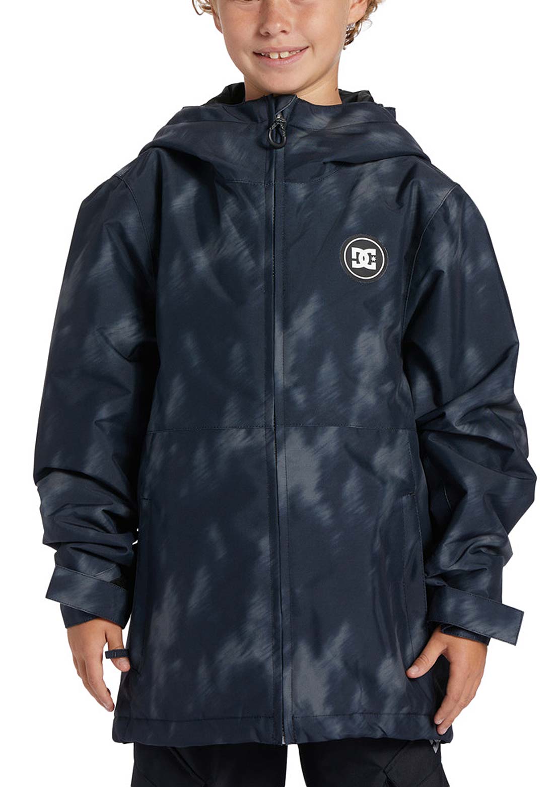 DC Junior Basis Print Jacket Black Tree Runs