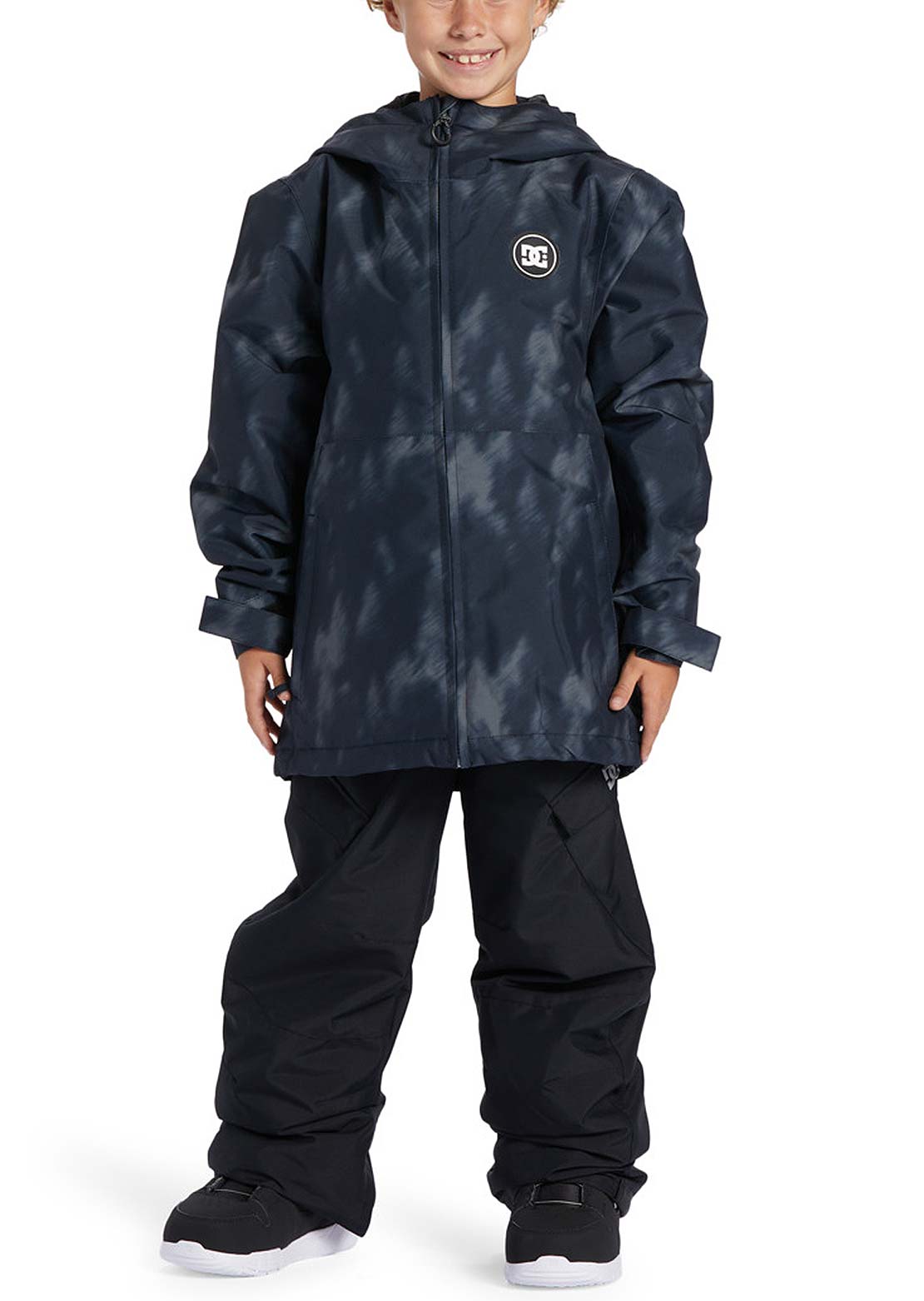 DC Junior Basis Print Jacket Black Tree Runs