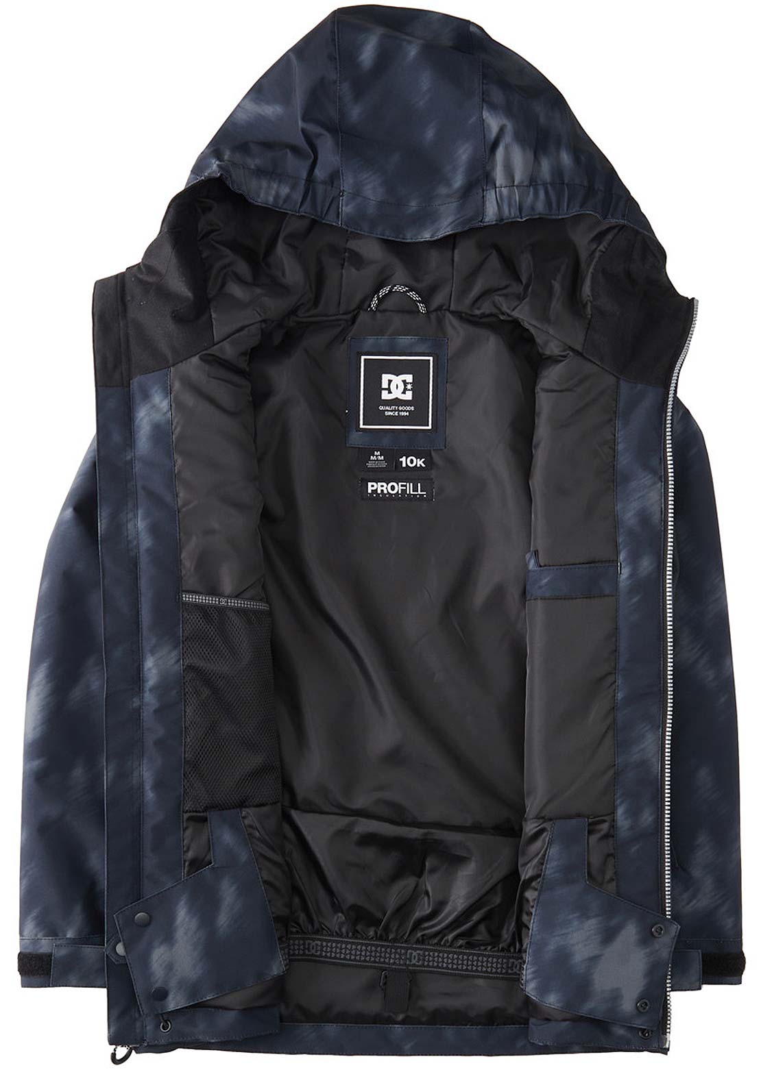 DC Junior Basis Print Jacket Black Tree Runs