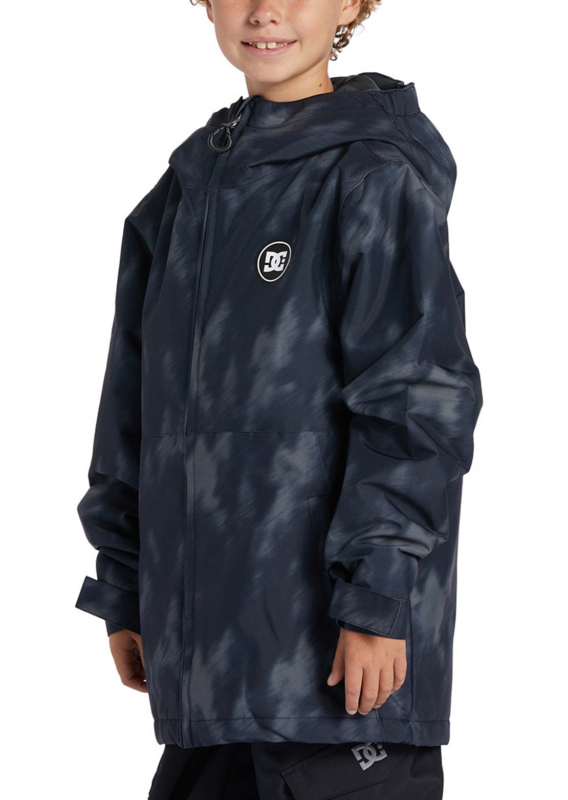 DC Junior Basis Print Jacket Black Tree Runs