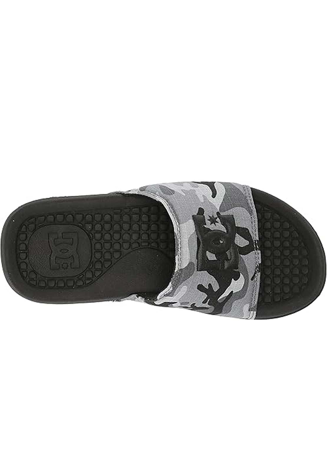 DC Junior Bolsa Slides Grey Camo