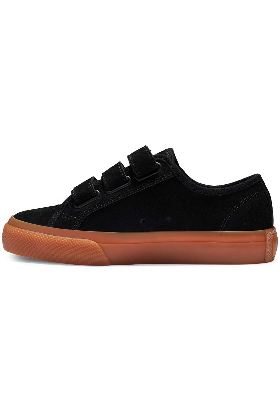 DC Junior Manual V Le Skate Shoes Black/Gum