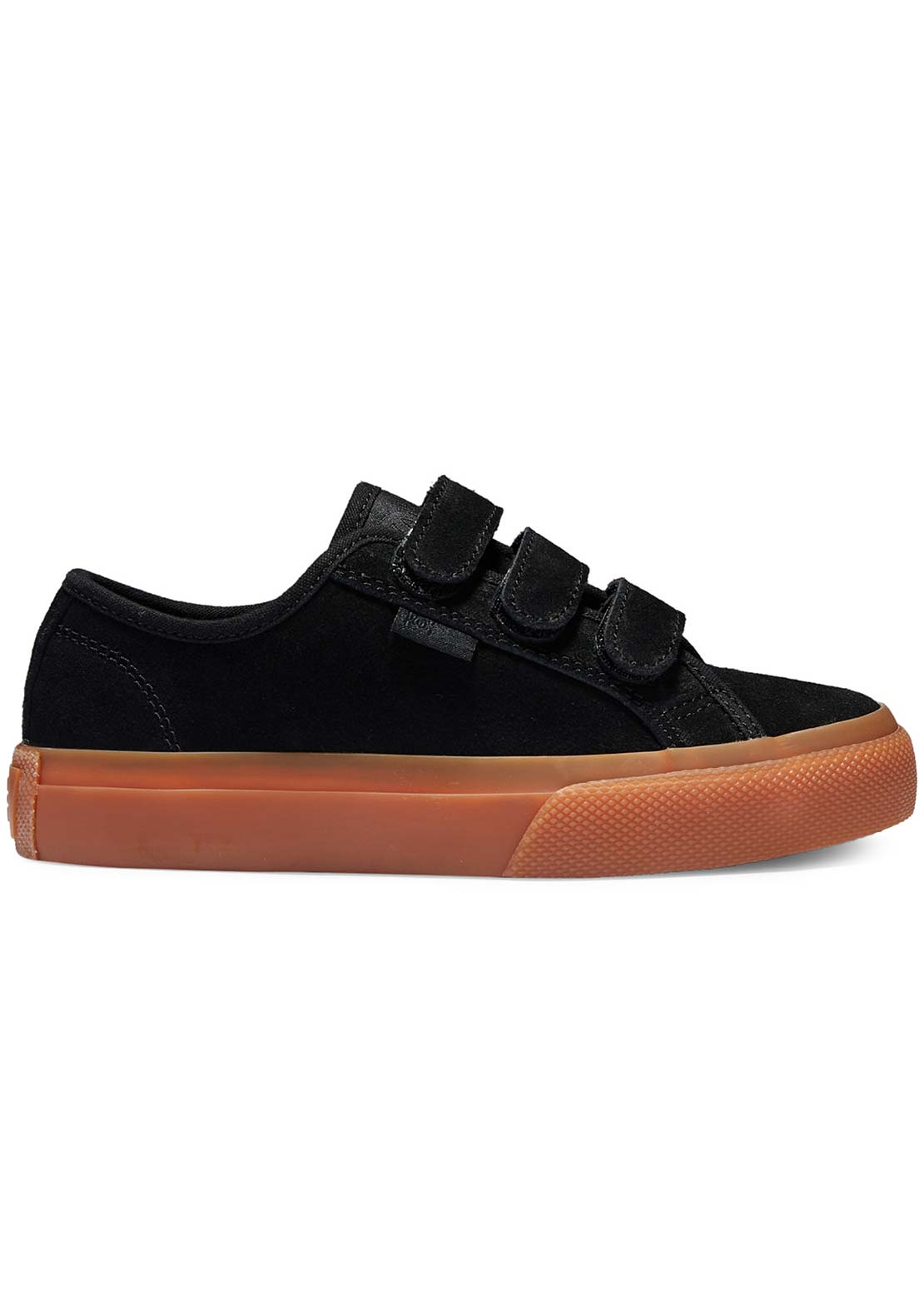 DC Junior Manual V Le Skate Shoes Black/Gum