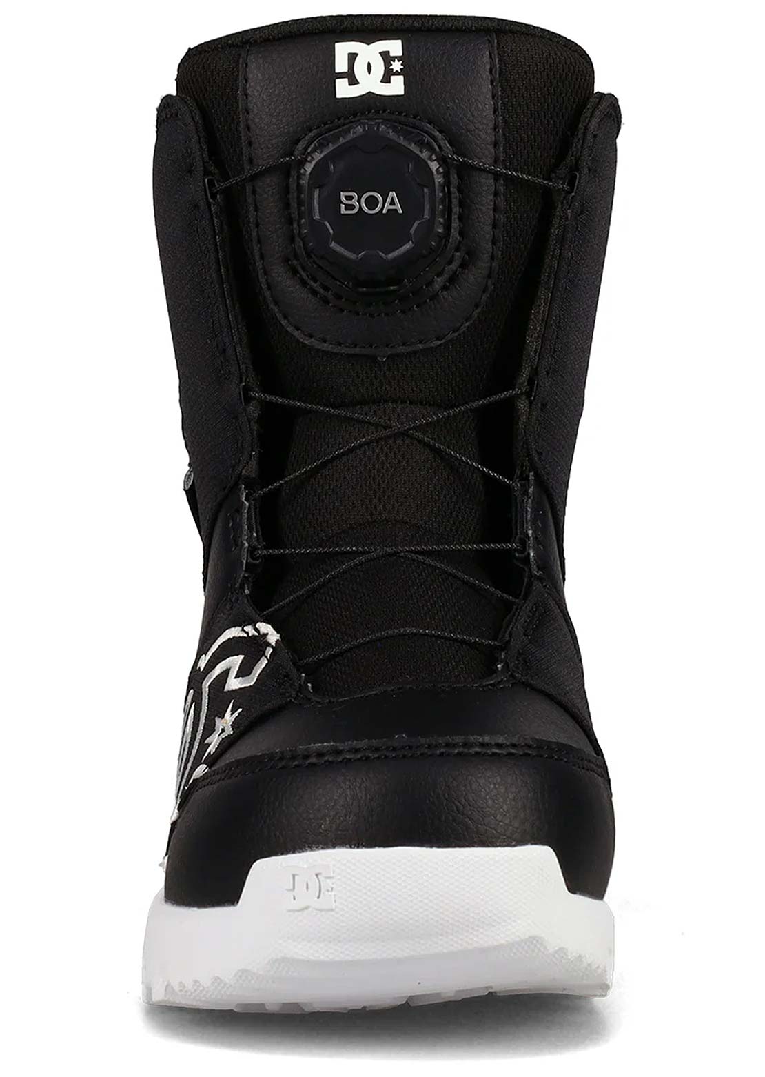 DC Junior Scout Snowboard Boots Black/White