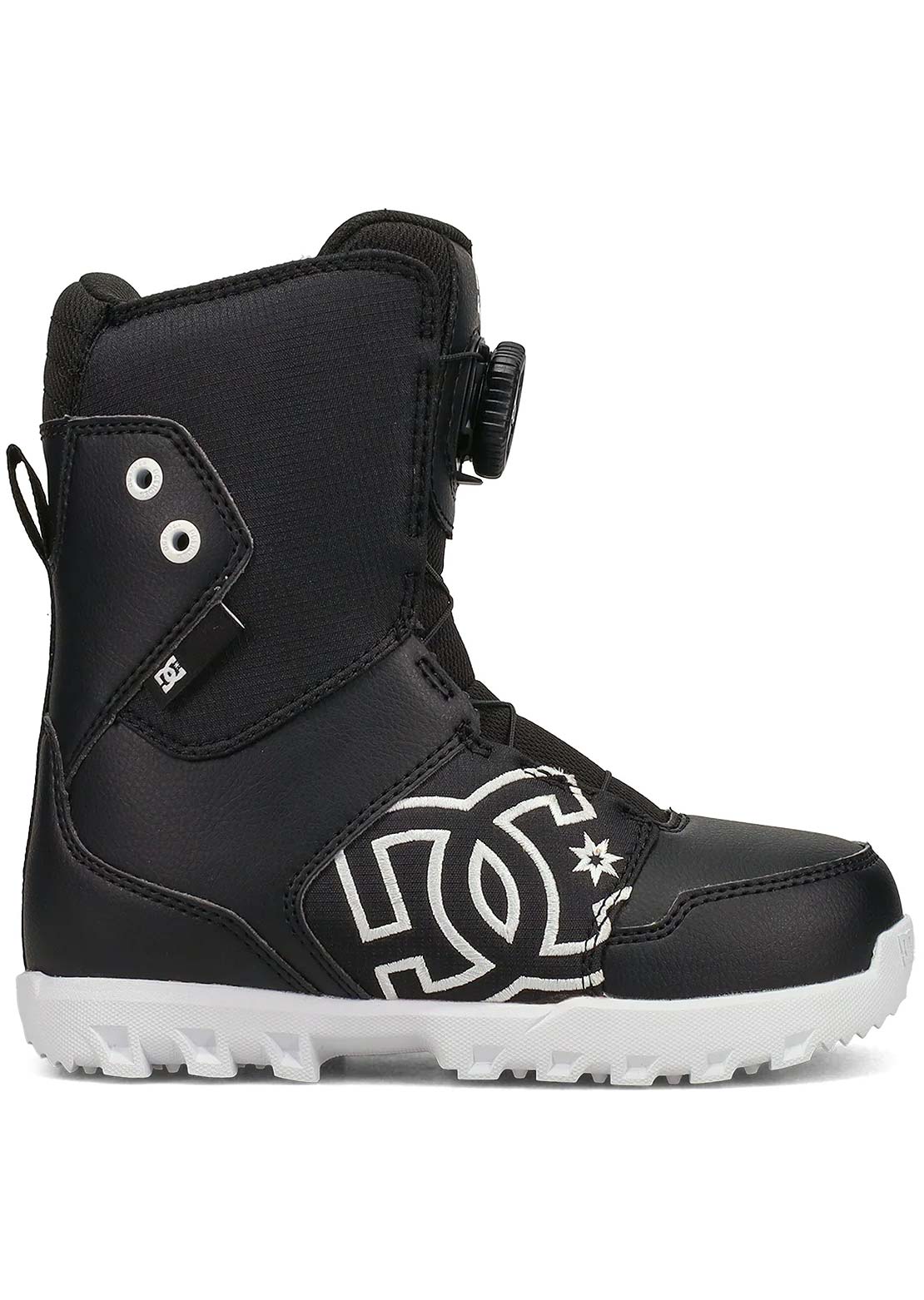 DC Junior Scout Snowboard Boots Black/White