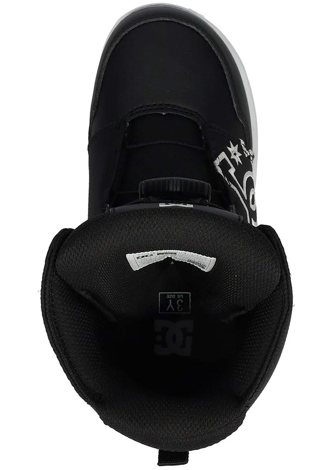 DC Junior Scout Snowboard Boots Black/White