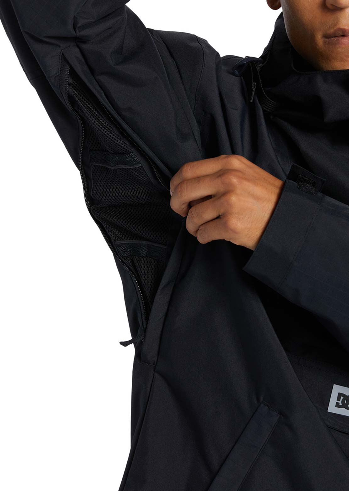 DC Men&#39;s 43 Anorak Jacket Black