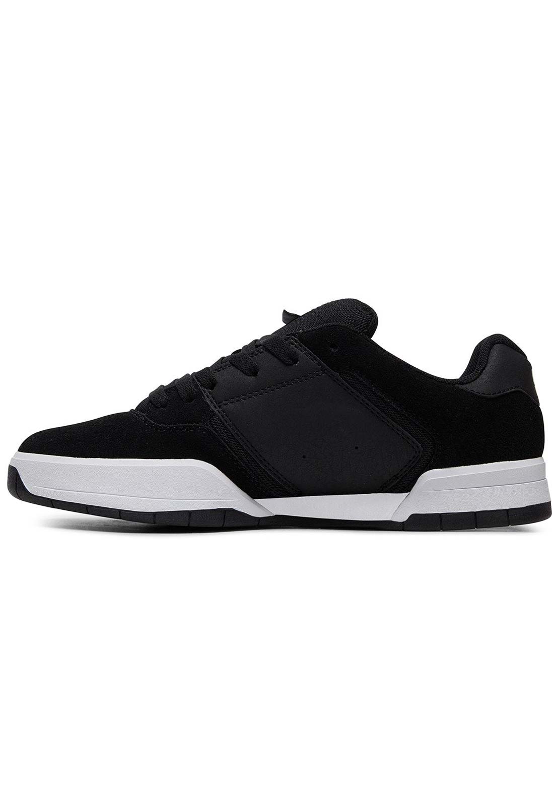 DC Men's Central Skate Shoes Black/White
