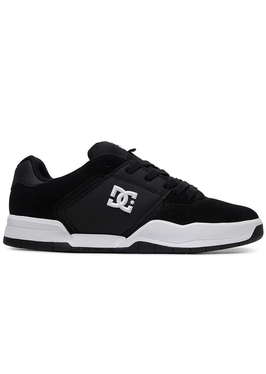 DC Men's Central Skate Shoes Black/White