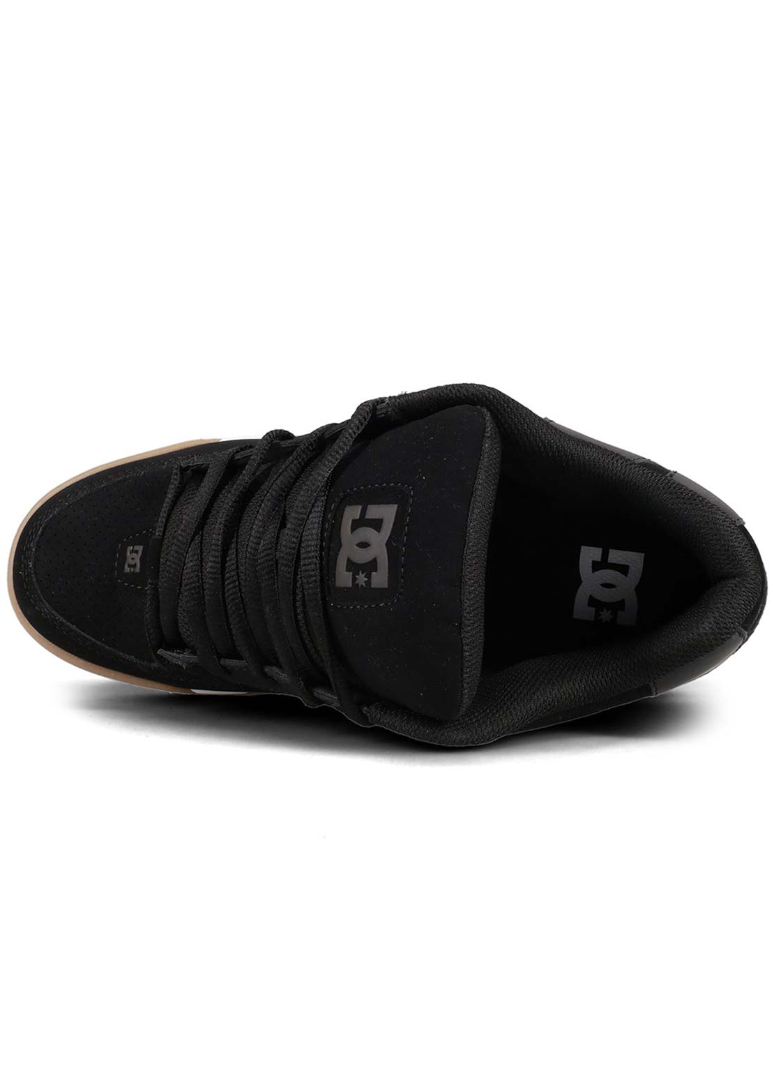 DC Men's Command Skate Shoes Black/Gum