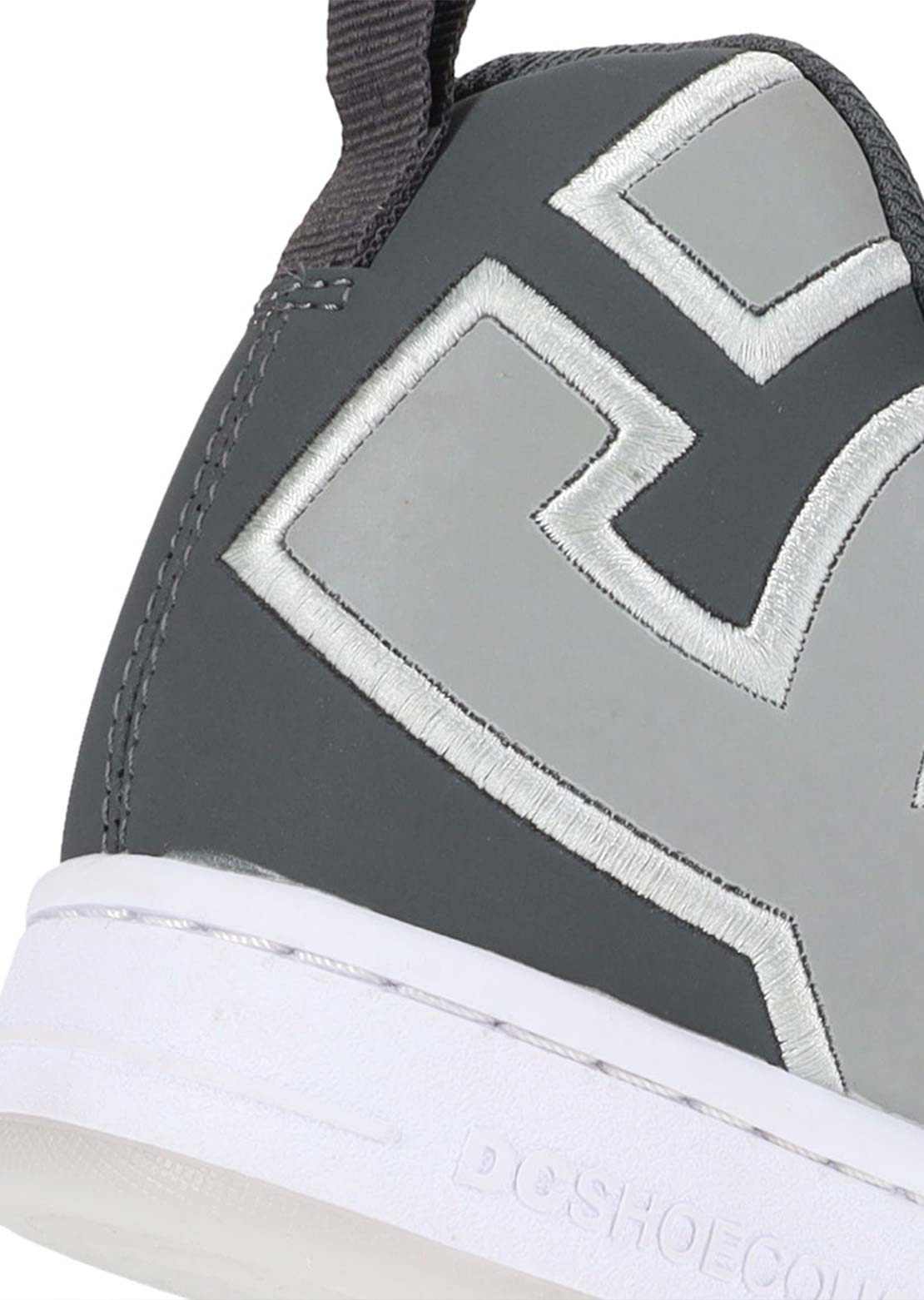 DC Men's Court Graffik SE Skate Shoes Dark Grey/Grey