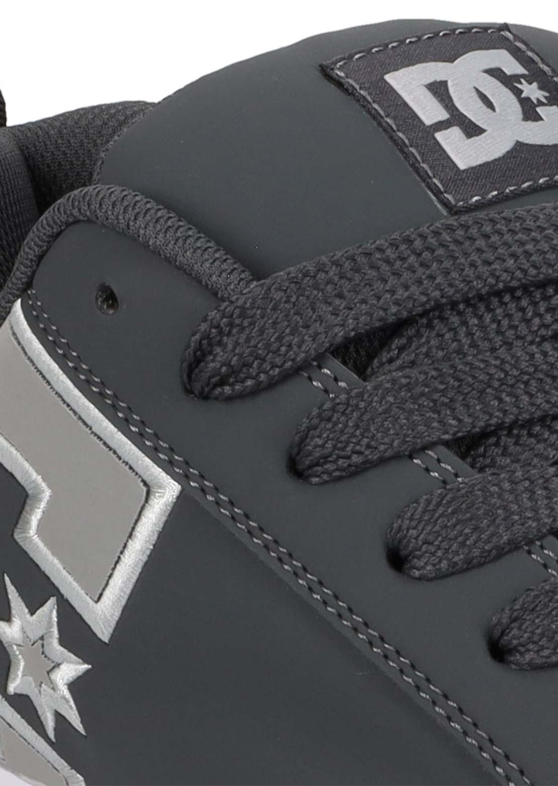 DC Men's Court Graffik SE Skate Shoes Dark Grey/Grey